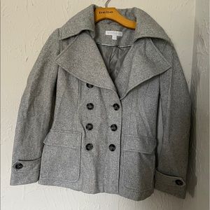New York and company grey pea coat.